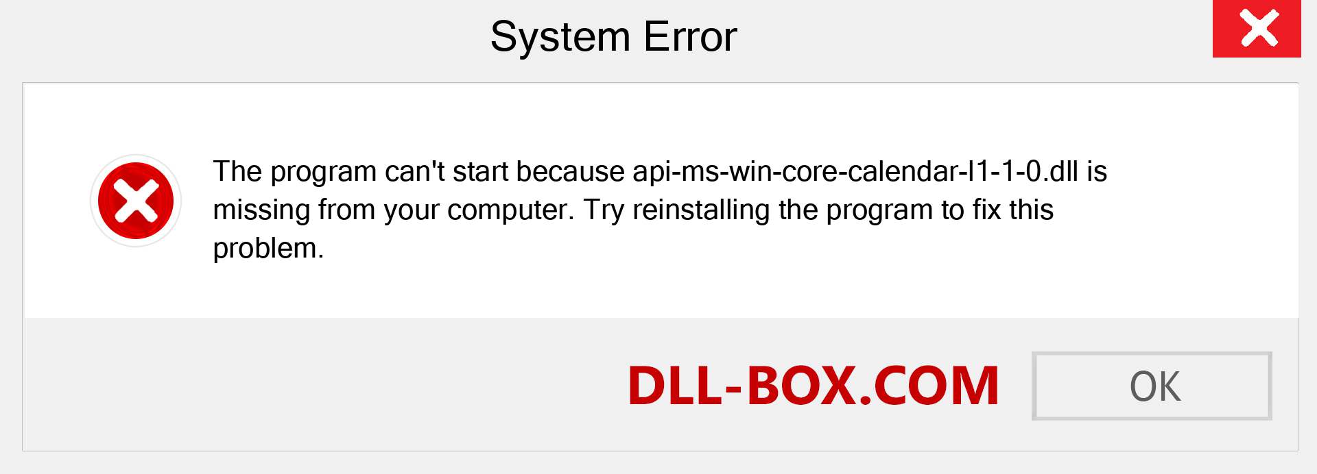  api-ms-win-core-calendar-l1-1-0.dll file is missing?. Download for Windows 7, 8, 10 - Fix  api-ms-win-core-calendar-l1-1-0 dll Missing Error on Windows, photos, images